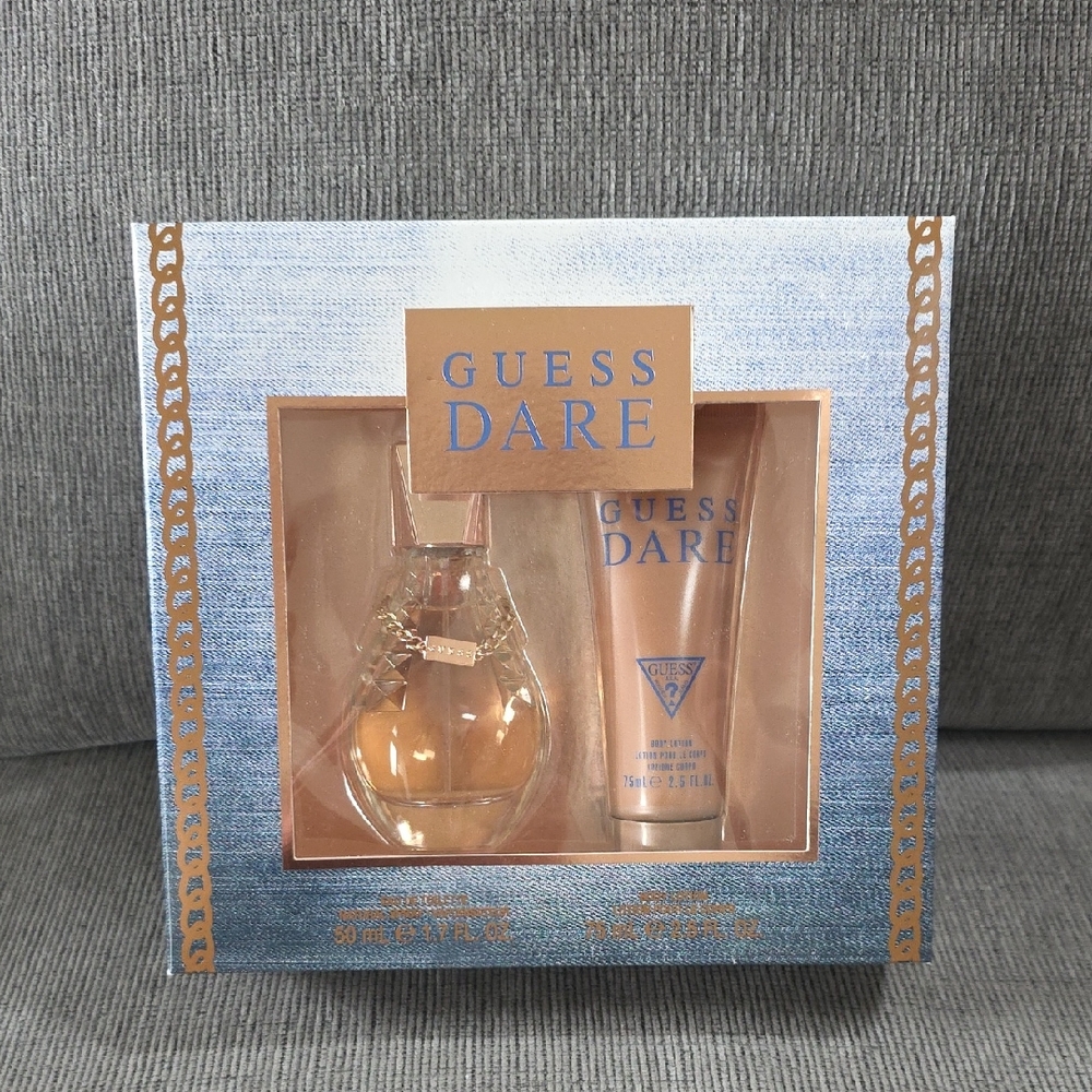 Guess Dare Natural Spray and Lotion‎ Gift  Set For Women, New.